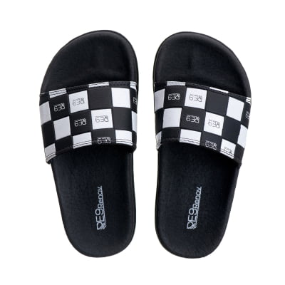 Chinelo Slide Xadrez RE9 Infantil